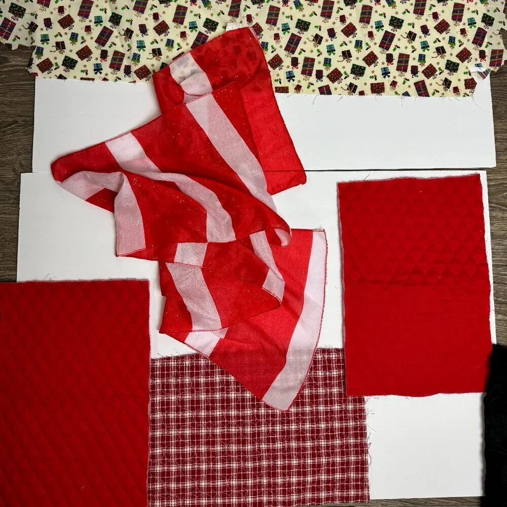 Fabric, Scarfs for Crafts Set 24 pc